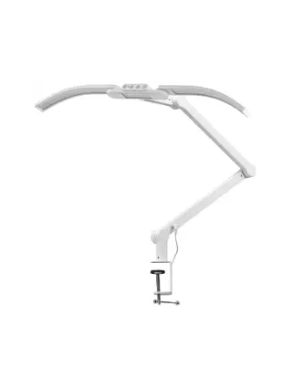 Lampada manicure Glow L05 curva da tavolo bianca