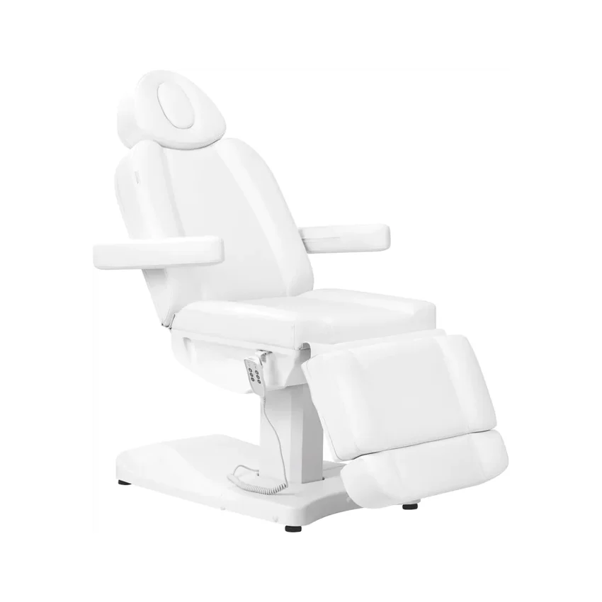 Poltrona per trattamenti estetici - Azzurro 803D 3 motori bianco
