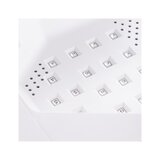 Lampada UV LED Glow 112 con base in metallo 48W