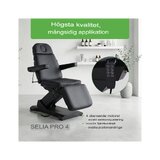 Poltrona elettrica per trattamenti - Selia PRO 4 - nera
