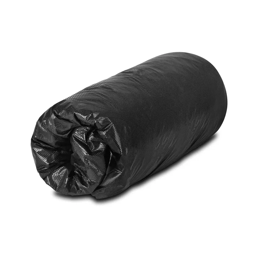 Copertura monouso in plastica con elastico nero