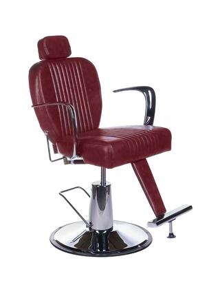 Poltrona da barbiere OLAF Retro BH-3273 rossa