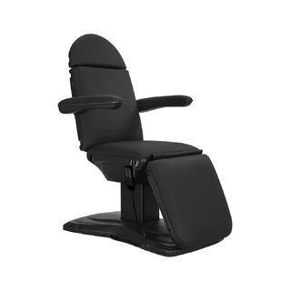 Poltrona per trattamenti con elevazione a colonna elettrica Eclipse 3 nera