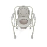 Sedia da doccia pieghevole con funzione WC – Ruote con freni