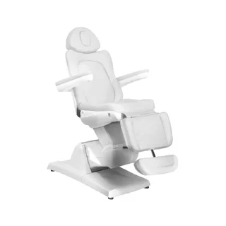 Poltrona elettrica per trattamenti 870s a 3 motori, colore bianco