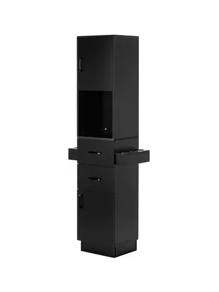 Totem per postazione da parrucchiere - Nero