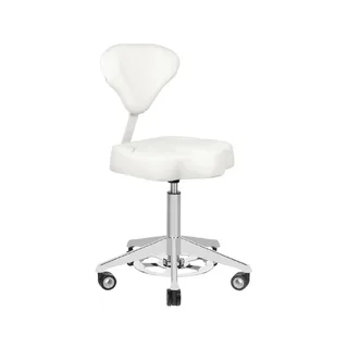 Sedia da lavoro ergonomica - Azzurro 156f - bianca
