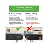 Lettino da massaggio portatile Adele 70cm - Nero