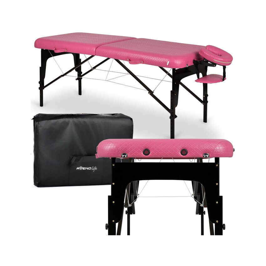 Lettino da massaggio portatile esclusivo Estetic Rosa