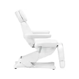 Poltrona elettrica per trattamenti SILLON CLASSIC – 3 motori con riscaldamento, bianca (2a edizione)