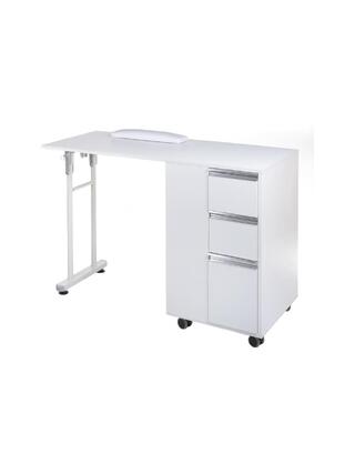 Tavolo manicure pieghevole BD-3802 BIANCO