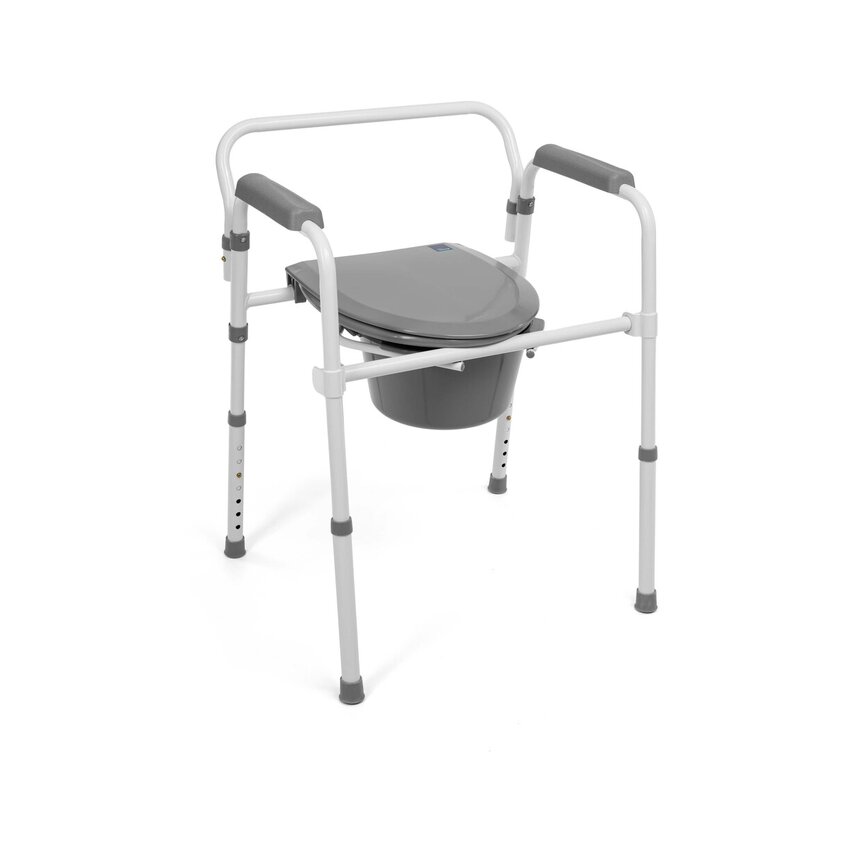 Sedile WC pieghevole con sgancio rapido