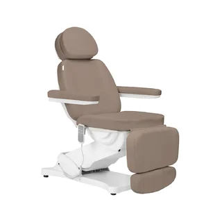 Poltrona elettrica per trattamenti SILLON CLASSIC 3 motori - marrone