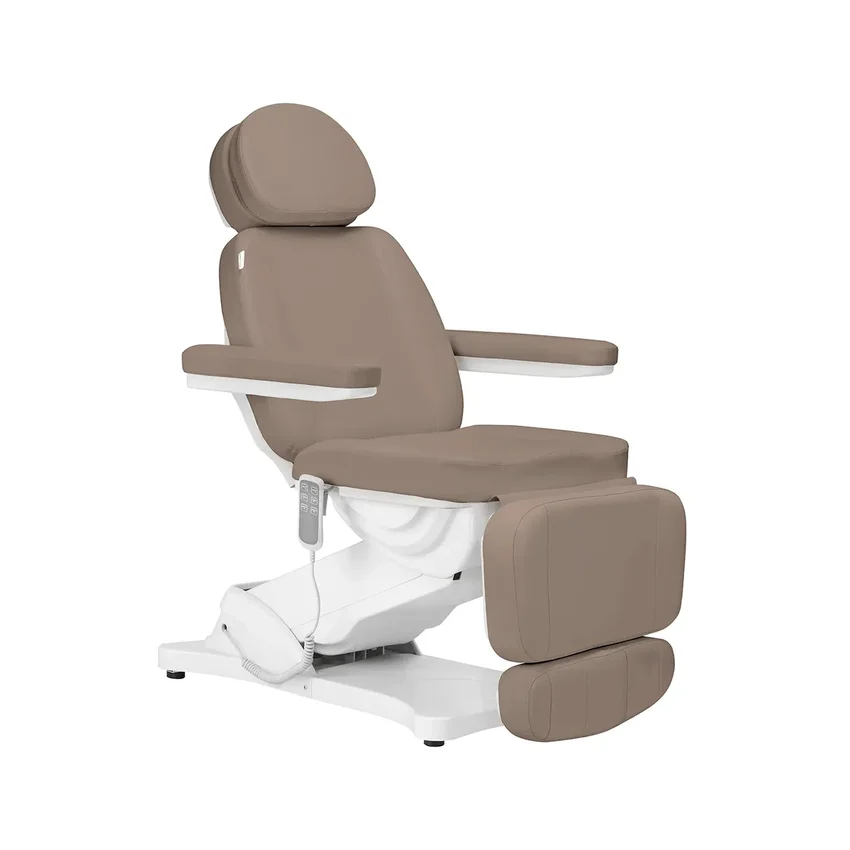 Poltrona elettrica per trattamenti SILLON CLASSIC 3 motori - marrone