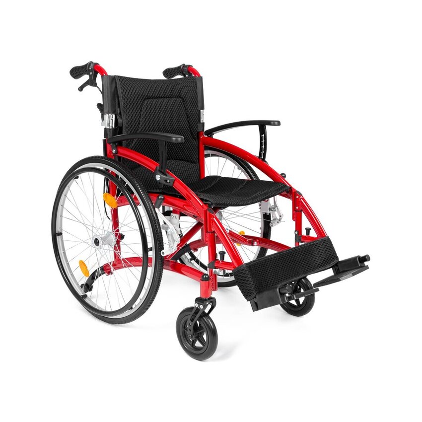 Carrozzina leggera con telaio in alluminio – Solo 13,7 kg – Pieghevole