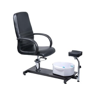 Poltrona pedicure con massaggiatore per piedi BW-100 nera