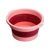 Ciotola per pedicure pieghevole rosa