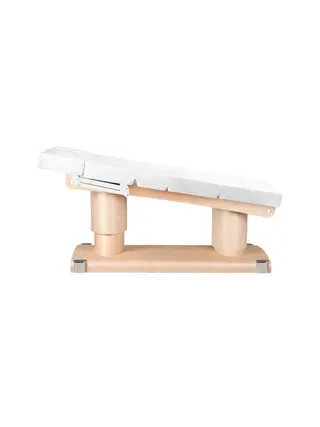Lettino da massaggio elettrico Azzurro 838 4 forte. Bianco riscaldato