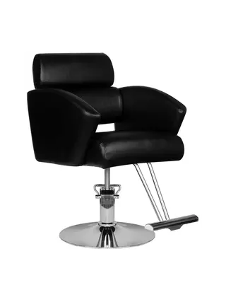 Poltrona per parrucchiere hs02 nera