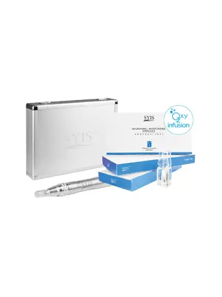 Penna microneedle + 05 argento + set di cosmetici Syis