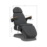 Poltrona elettrica per trattamenti SILLON Lux 273b 3 motori grigio