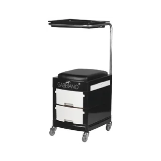 Sgabello cosmetico 16 plus nero bianco