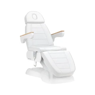 Poltrona elettrica per trattamenti SILLON Lux 273b 3 motori bianca