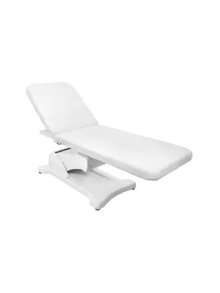 Lettino da massaggio elettrico Azzurro 808 2 vasi. Bianco