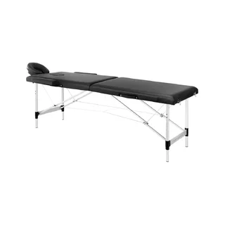 Lettino da massaggio pieghevole in alluminio BALANCE - Nero