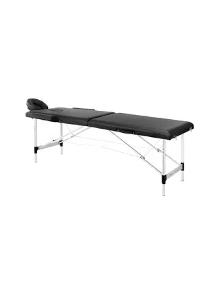 Lettino da massaggio pieghevole in alluminio BALANCE - Nero