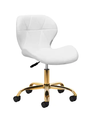 Poltrona per trucco QS-06B - oro bianco