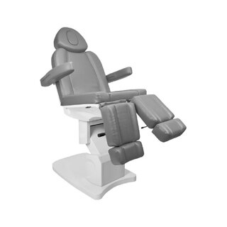 Poltrona elettrica per pedicure e trattamenti estetici Azzurro 708AS a 3 motori, colore grigio