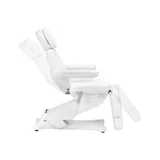 Poltrona elettrica per trattamenti SILLON CLASSIC – 3 motori con riscaldamento, bianca (2a edizione)