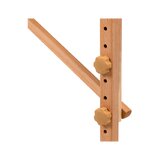 Lettino da massaggio pieghevole Balance in legno, 3 pezzi, nero