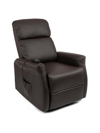 Poltrona reclinabile elettrica - Relax in pelle scamosciata