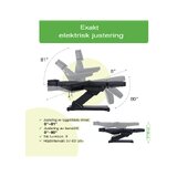Poltrona elettrica per trattamenti - Selia PRO 4 - nera