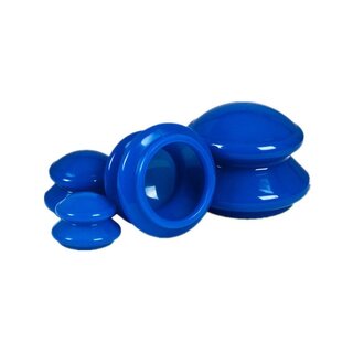Coppette da massaggio in silicone - set per coppettazione