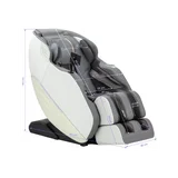 Poltrona massaggiante 3D Sakura Maximus 809 bianco grigio