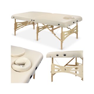 Lettino da massaggio - Integral Light foro testa in legno K033 Beige