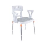 Sedile per doccia e WC con secchio