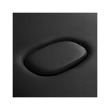 Lettino da massaggio pieghevole Balance in legno, 3 pezzi, nero