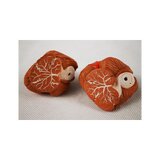 Cervello in 8 parti con arterie nella testa divisa