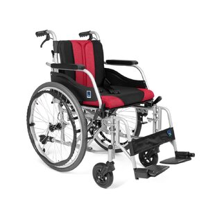 Carrozzina pieghevole comfort con telaio in alluminio – Adatta per interni ed esterni