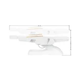 Poltrona elettrica per trattamenti SILLON Lux 273b 3 motori bianca