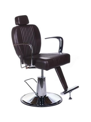 Poltrona da barbiere OLAF Retro BH-3273 marrone