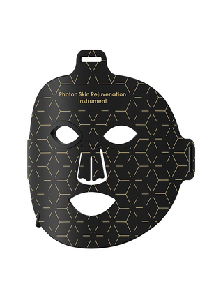 Maschera facciale LED nera – Infrarossi con 7 colori