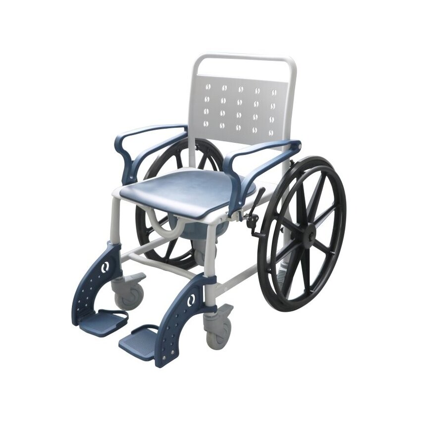 Sedia a rotelle da doccia e comoda 3 in 1 - SANI