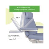 Poltrona per trattamenti estetici, elettrica Elara PRO 4 - viola
