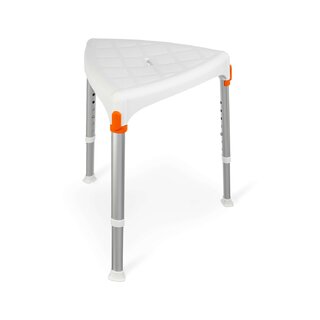Sgabello da doccia Sedile da doccia triangolare bianco