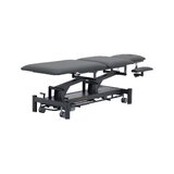Lettino da massaggio elettrico a 5 sezioni - Rila PRO - Telaio grigio, rivestimento grigio